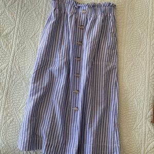 NWT Madewell Midi skirt, size XS